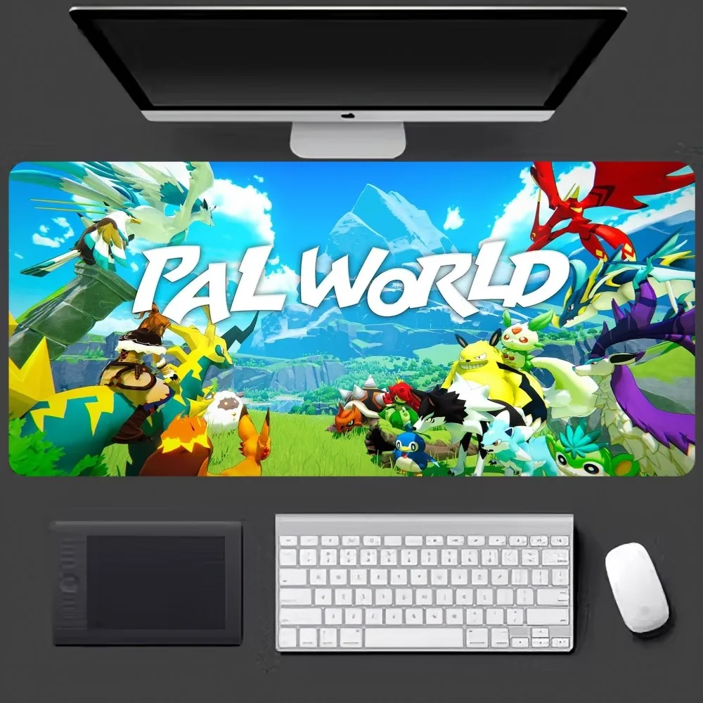 P Palworld Hot Game Mousepad Large Gaming Compute Gamer PC Keyboard Mouse Mat 1 - Palworld Gifts