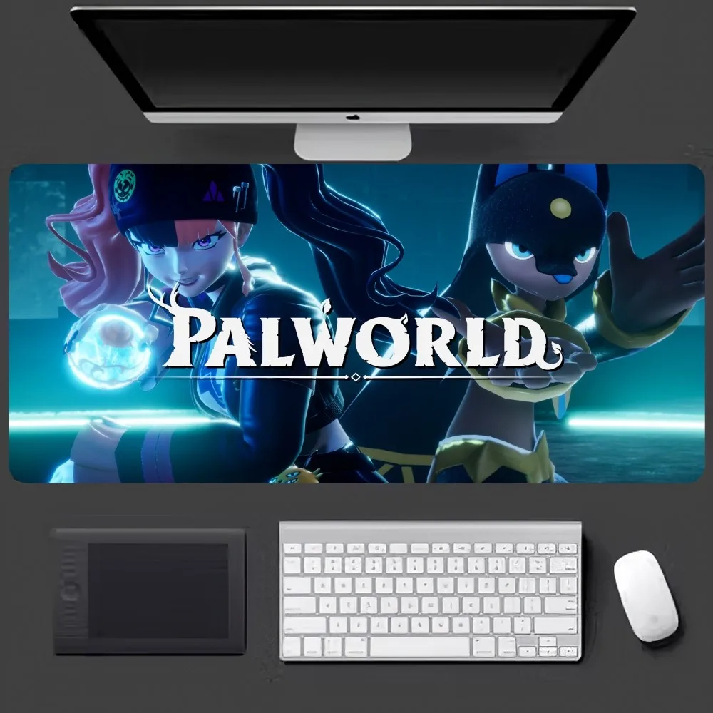 P Palworld Hot Game Mousepad Large Gaming Compute Gamer PC Keyboard Mouse Mat 4 - Palworld Gifts